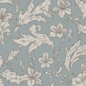 Sandberg Wallpaper Ett Hem Karin misty blue