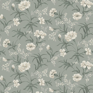 Sandberg Wallpaper Löfstad Emilie garden green