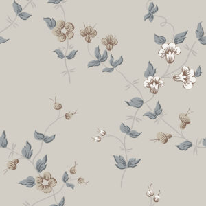 Sandberg Wallpaper Löfstad Maria indigo blue