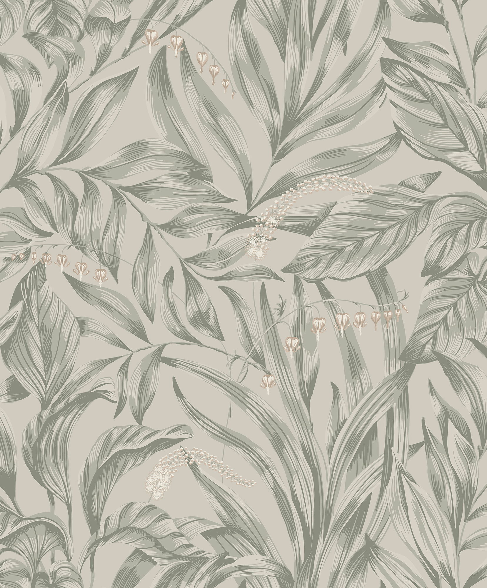 Sandberg Wallpaper Kolonin Elin sage green