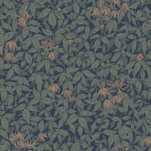 Sandberg Wallpaper Kolonin Linnea midnight blue