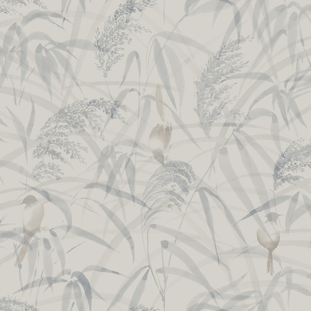 Sandberg Wallpaper Jordnära Anna misty blue