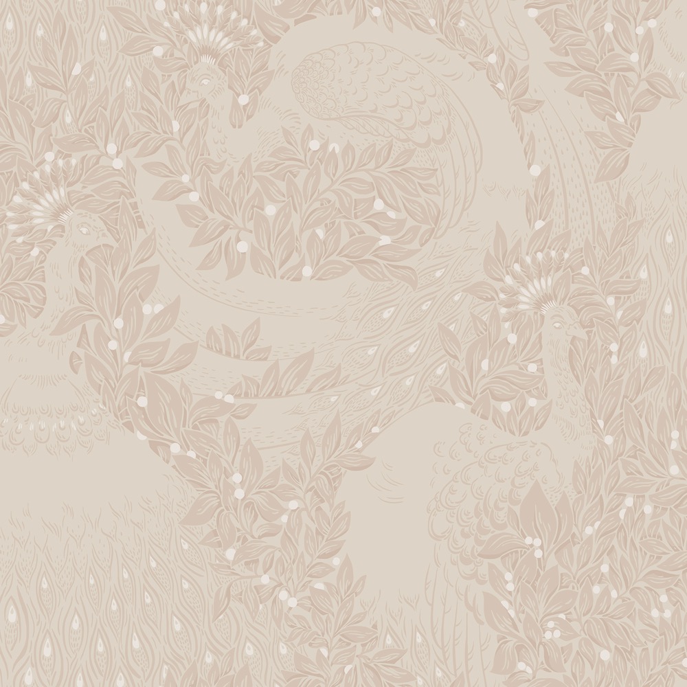 Sandberg Wallpaper Jordnära Evelina blush