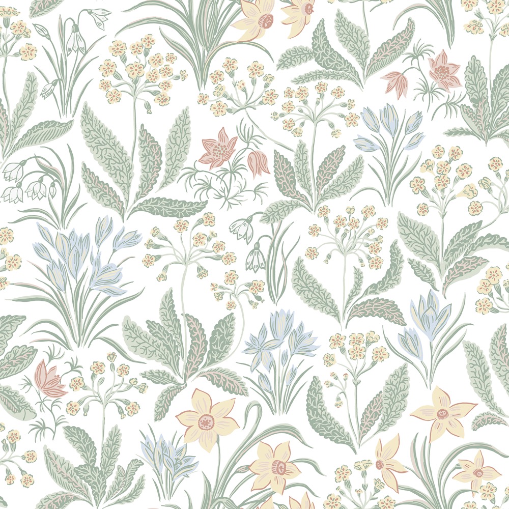 Sandberg Wallpaper Huset i Solen Huset i solen spring green