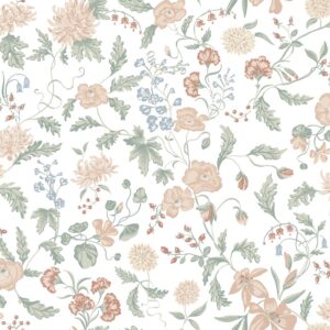 Sandberg Wallpaper Huset i Solen Till Karin spring green