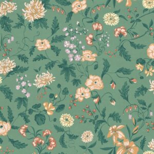 Sandberg Wallpaper Huset i Solen Suzanne emerald