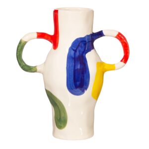 Sass & Belle Abstract Art Large Vase Multi