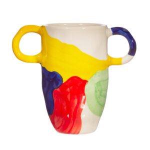 Sass & Belle Abstract Art Small Vase Multi