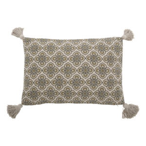 Bloomingville Cila Cushion, Recycled Cotton Green