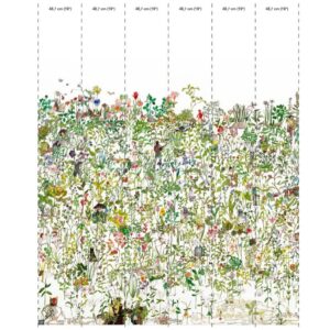 nlxl 6 Drop Enchanted Garden wallpaper mural 6 drops ASU-01-6 by Anna Surie