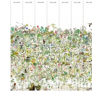 nlxl 7 Drop Enchanted Garden wallpaper mural 7 drops ASU-01-7 by Anna Surie