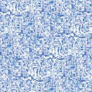 nlxl 4 drops I'm Blue mural ASU-02-4 by Anna Surie