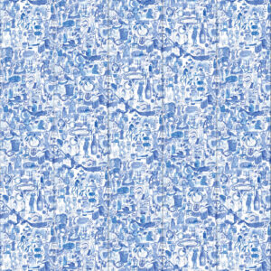 nlxl 5 drops I'm Blue mural ASU-02-5 by Anna Surie