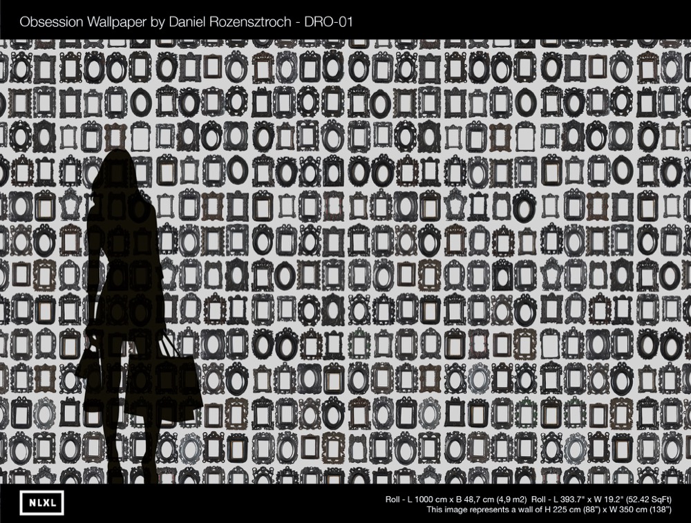 nlxl Frames wallpaper roll of wallpaper DRO-01 by Daniel Rozensztroch
