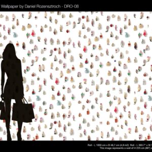 nlxl Christmas wallpaper roll of wallpaper DRO-08 by Daniel Rozensztroch