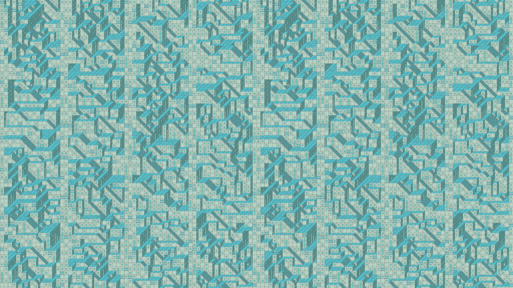 nlxl The City Rises wallpaper roll of wallpaper GEO-06 by Domenico Orefice