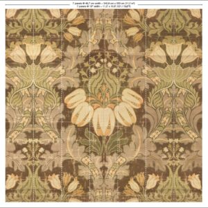 nlxl 7 drops Big Pattern Luther wallpaper  mural 7 drops MRV-02-7 by Mr & Mrs Vintage