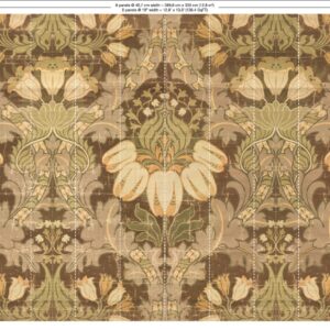 nlxl 8 drops Big Pattern Luther wallpaper  mural 8 drops MRV-02-8 by Mr & Mrs Vintage