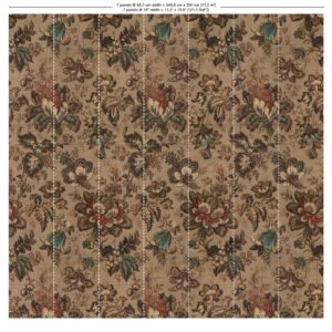 nlxl 7 drops Big Pattern Bogor wallpaper mural 7 drops MRV-04-7 by Mr & Mrs Vintage