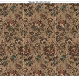 nlxl 9 drops Big Pattern Bogor wallpaper mural 9 drops MRV-04-9 by Mr & Mrs Vintage