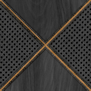 nlxl Webbing & Wood Black roll of wallpaper MRV-32 by NLXL
