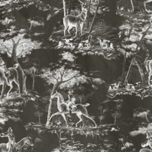 nlxl Marron La chasse Marron Wallpaper roll of wallpaper MRV-56 Marron by Mr & Mrs Vintage