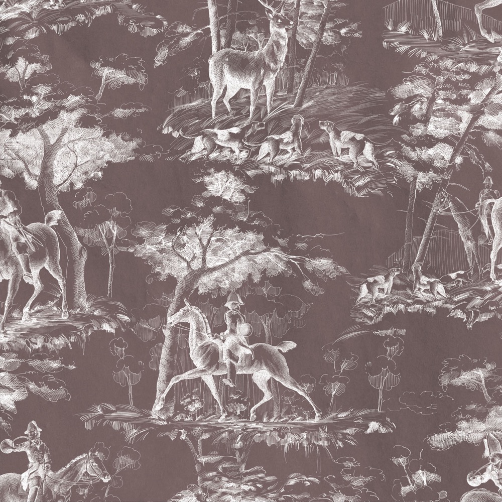 nlxl Rose La chasse Rose Wallpaper roll of wallpaper MRV-56 - Rose by Mr & Mrs Vintage
