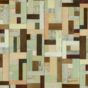nlxl Mosaic Scrapwood wallpaper roll of wallpaper PHE-06 by Piet Hein Eek