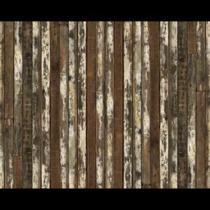 nlxl White/brown beams Scrapwood wallpaper roll of wallpaper PHE-13 by Piet Hein Eek