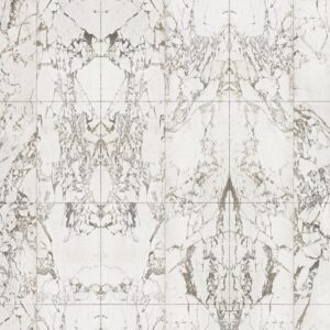 nlxl White Tiles 48,7 x 76,9 cm Mirrored wallpaper roll of wallpaper PHM-41B by Piet Hein Eek