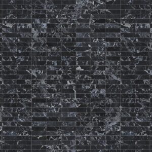nlxl Black Tiles 24,4 x 7,7 cm wallpaper  roll of wallpaper PHM-53 by Piet Hein Eek