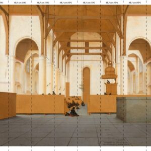 nlxl 8 drops Saint-Odulphus Church wallpaper mural 8 drops RKS-02-8 by Piet Hein Eek