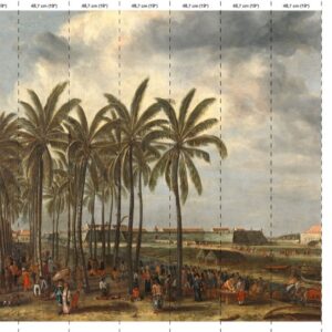 nlxl 8 drops Castle Of Batavia wallpaper mural 8 drops RKS-04-8 by Piet Hein Eek