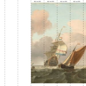 nlxl 5 drops Rough Sea wallpaper mural 5 drops RKS-05-5 by Piet Hein Eek