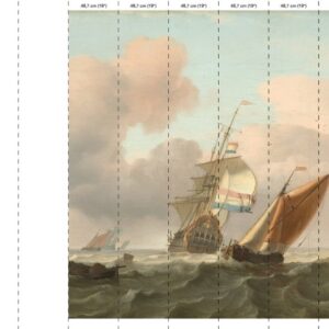 nlxl 6 drops Rough Sea wallpaper mural 6 drops RKS-05-6 by Piet Hein Eek