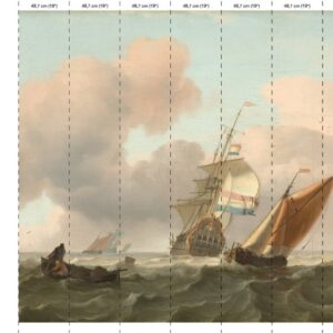 nlxl 7 drops Rough Sea wallpaper mural 7 drops RKS-05-7 by Piet Hein Eek