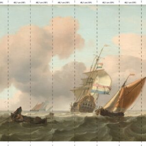 nlxl 8 drops Rough Sea wallpaper mural 8 drops RKS-05-8 by Piet Hein Eek