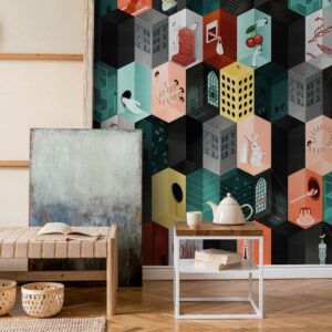 nlxl What the Food mural SUZ-03 by Suzan Hijink