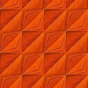 nlxl Orange Bloom roll of wallpaper SUZ-05 by Suzan Hijink