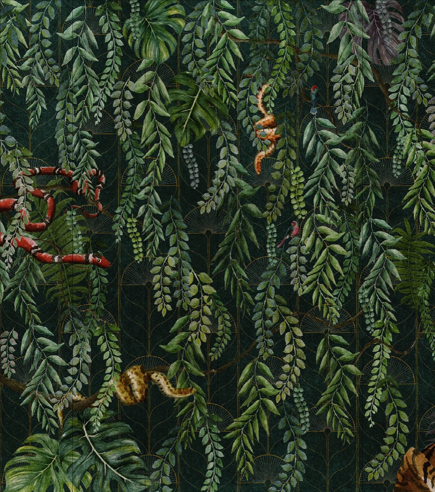 nlxl Art Deco Wallpaper 6 Drops mural UON-06-6 by UON