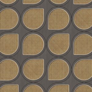 nlxl Drops Webbing Grey  roll of wallpaper VOS-12 by NLXL
