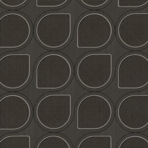 nlxl Drops Webbing Black  roll of wallpaper VOS-13 by NLXL