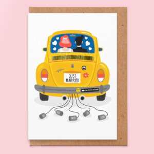 Just Married Wedding Card