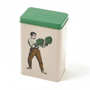 Rectangular tin box Arti Show