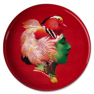 Round Canarbella platter