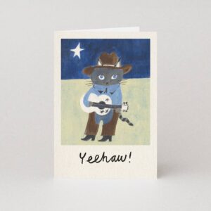 Yeehaw - Greetings Card by Moggshop