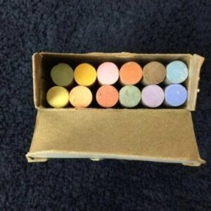 Coloured Chalk Sticks (Box of 12)