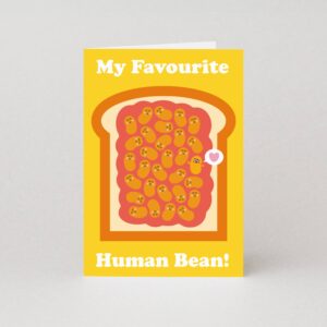 Favourite Human Bean Valentine’s Card | Valentine’s Day Card