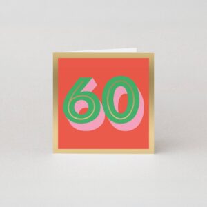 60th Birthday Cards | Milestone Age Cards | Luxury Cards