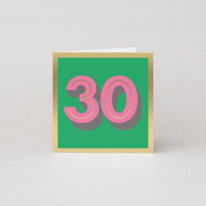 30th Birthday Cards | Milestone Age Cards | Luxury Cards